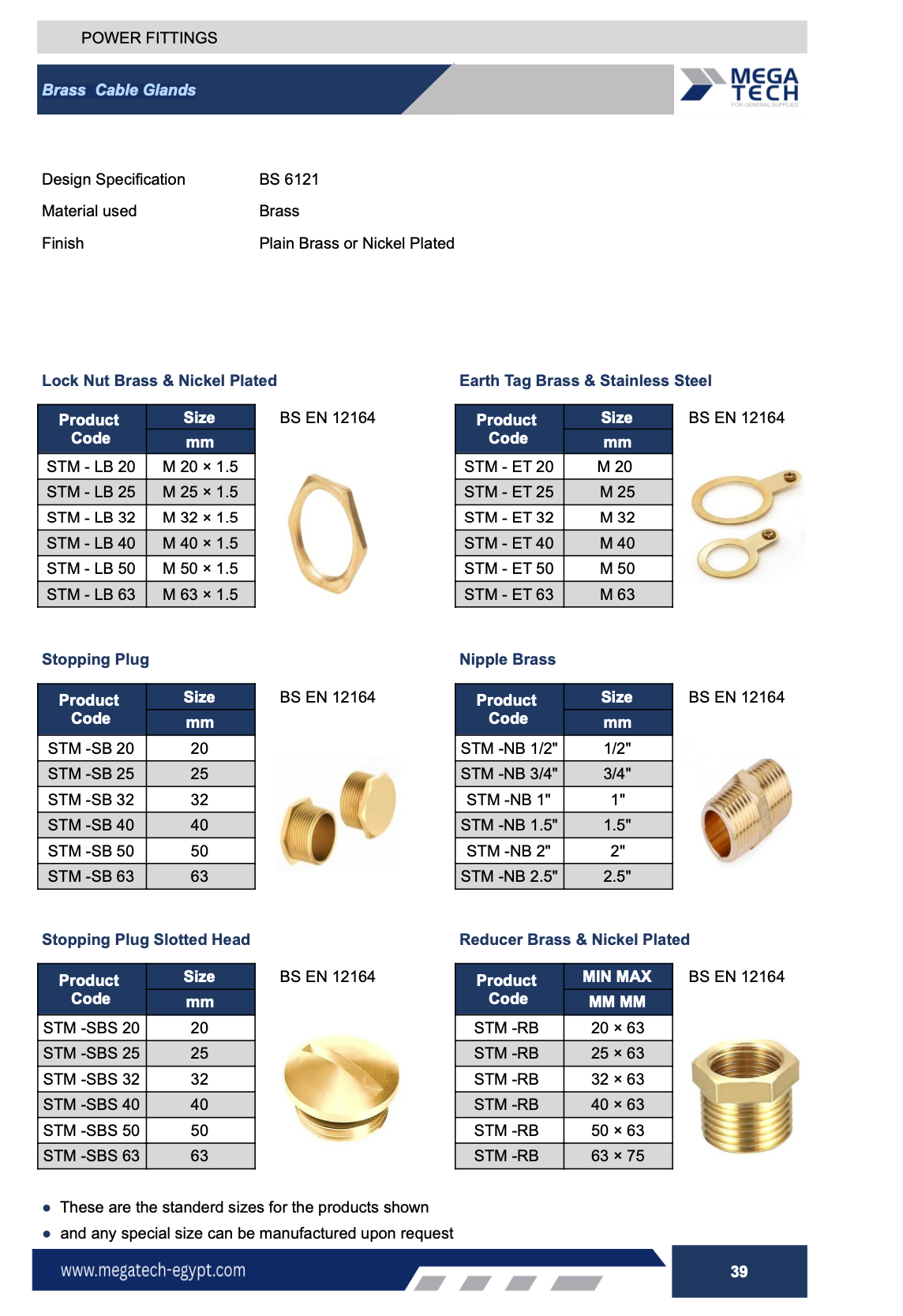 Brass Cable Glands