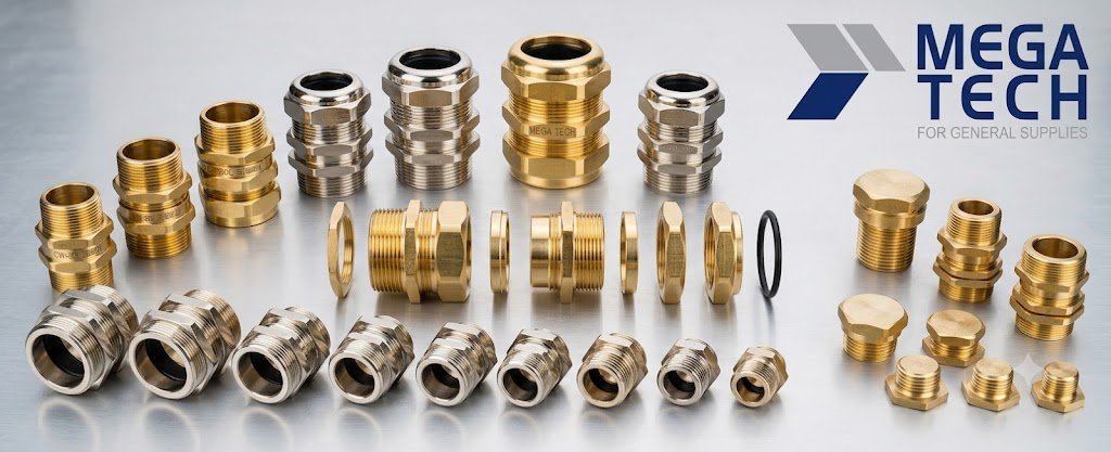 Illustrative Mega Tech product range and industrial manufacturing visual